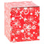 Bagutta Portacandela Natalizio Sferico Rosso con Tealight Inclusa 8 cm