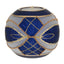 Bagutta Portacandela Natalizio Sferico Blu con Tealight Inclusa 10 cm