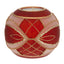 Bagutta Portacandela Natalizio Sferico Rosso con Tealight Inclusa 10 cm