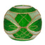 Bagutta Portacandela Natalizio Sferico Verde con Tealight Inclusa 10 cm