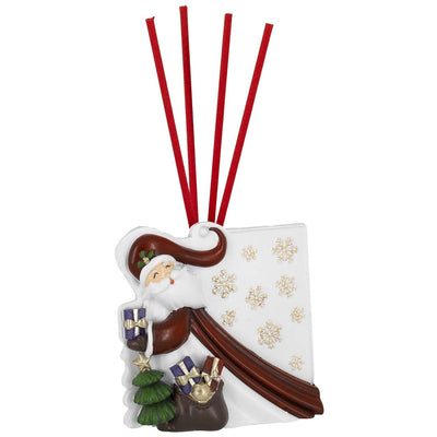 Bagutta Profumatore per Ambienti Natalizio Babbo Natale Rosso con Doni 8,5x8x5 cm Fragranza Limone