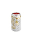Bagutta Portacandela Cilindrico Natalizio Argento con Palline Oro 6,5x10 cm Tealight Inclusa