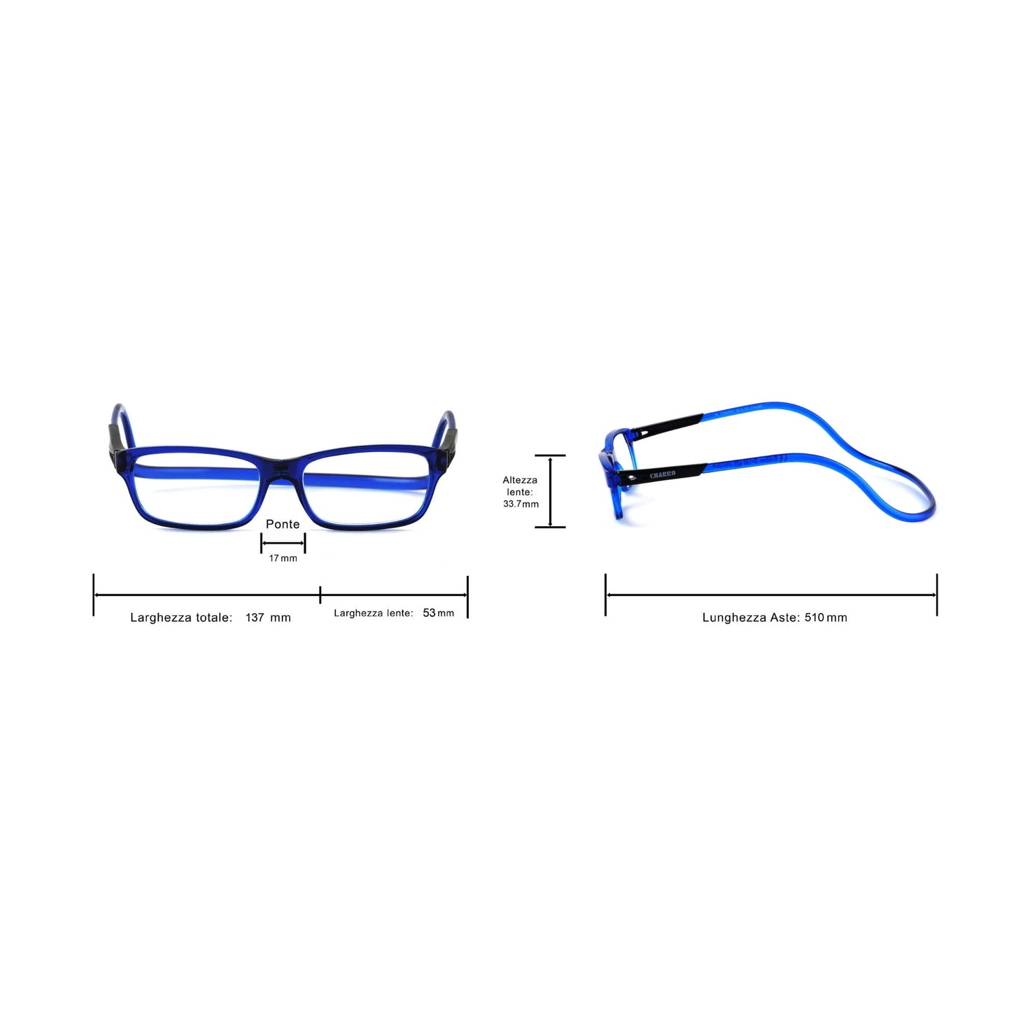 OCCHIALI DA LETTURA EL CHARRO DELAWARE 2.00 - BLU