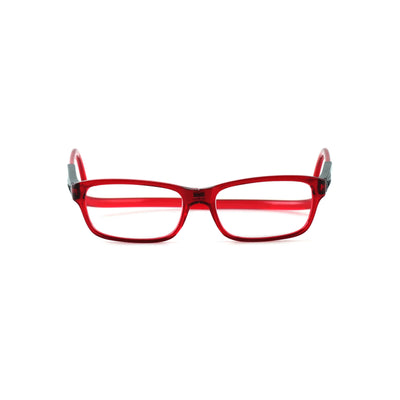 Occhiali da lettura El Charro Delaware +2.00 rosso, aste girocollo, vista laterale