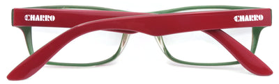 OCCHIALI DA LETTURA EL CHARRO KANSAS 2.00 - ROSSO E VERDE