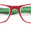 OCCHIALI DA LETTURA EL CHARRO KANSAS 2.00 - ROSSO E VERDE
