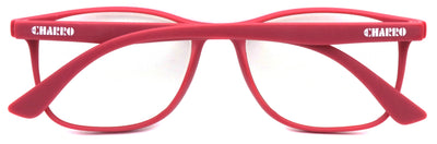 Occhiali da lettura El Charro Vermont 1.00 rosso anti-luce blu, vista laterale