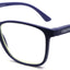 Occhiali da lettura El Charro Vermont 1.00 blu, lenti anti-luce blu, montatura rettangolare leggera