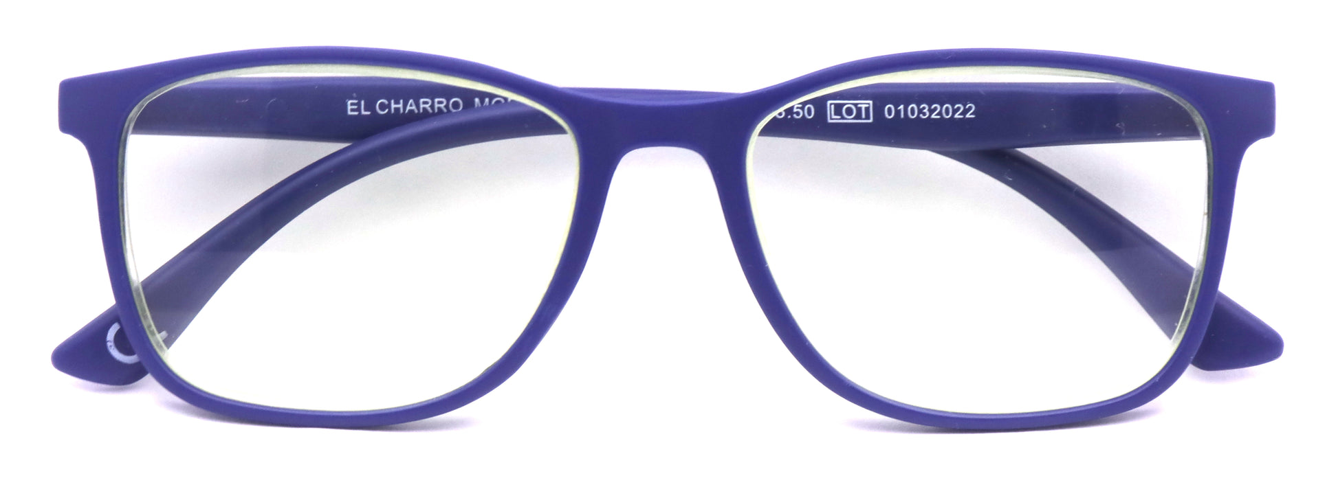 Occhiali da lettura El Charro Vermont 1.50 blu, dettaglio lente