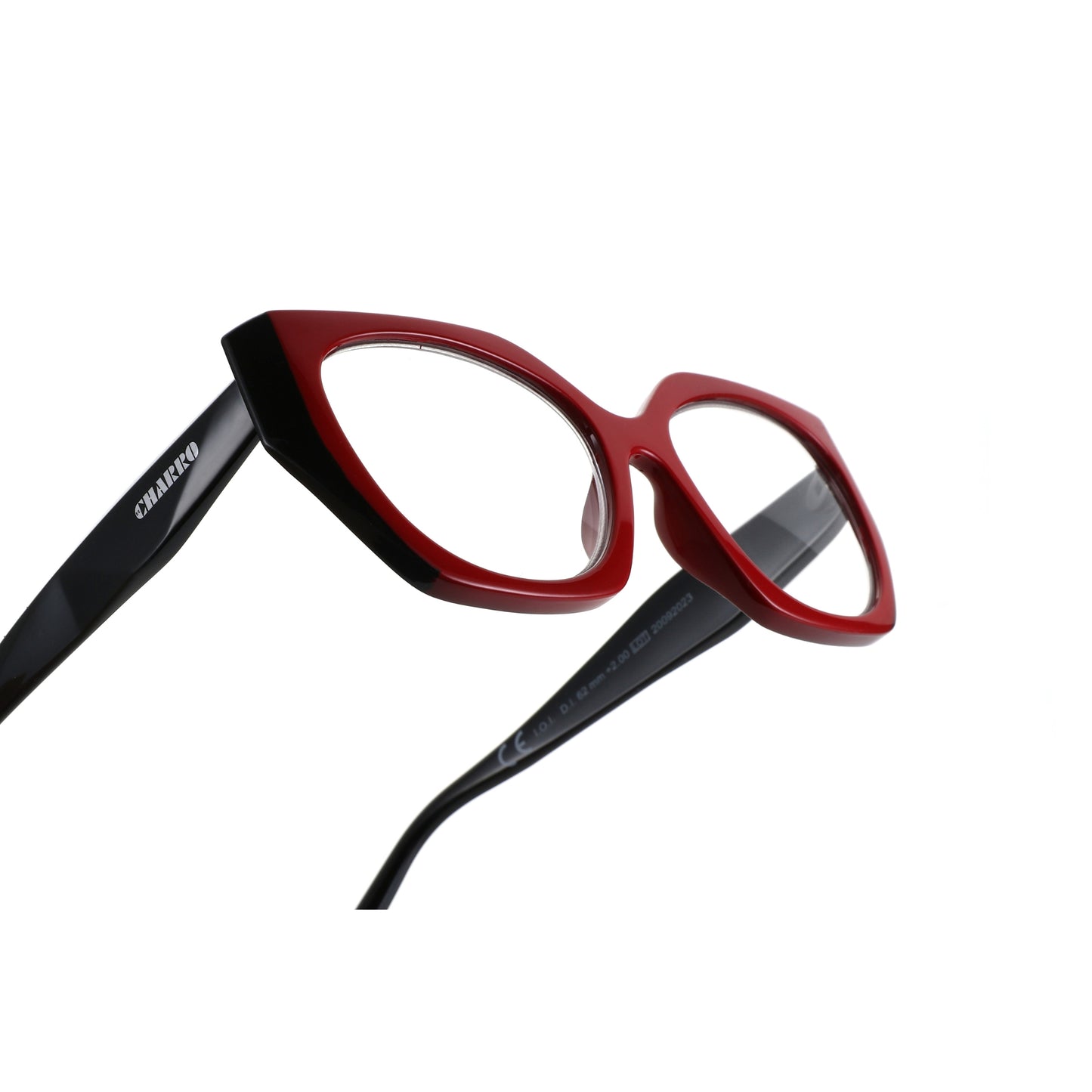 OCCHIALI DA LETTURA EL CHARRO PANAMA 3.00 - ROSSO-NERO