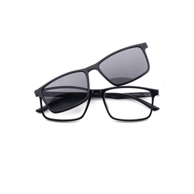 Occhiali El Charro Clip-On +1.50 nero con clip magnetica da sole lenti grigie