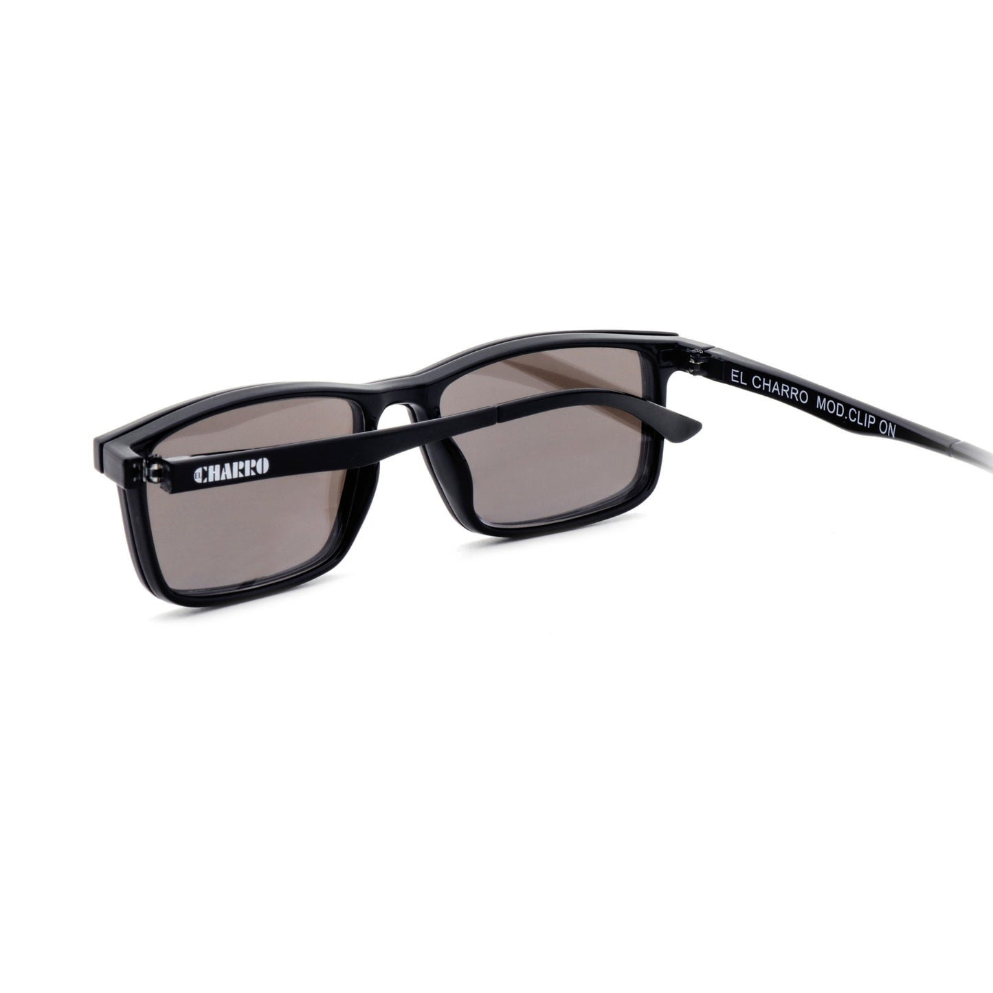 OCCHIALI DA LETTURA EL CHARRO CLIP-ON 3.00 - NERO-LENTI BLU SPECCHIO