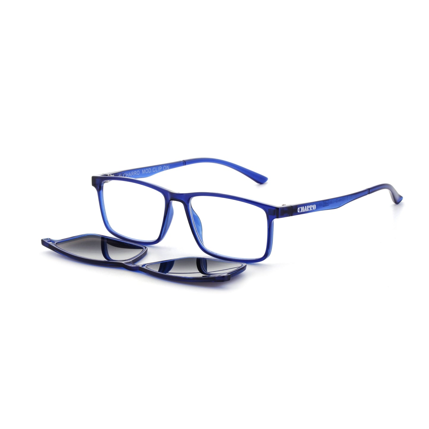 OCCHIALI DA LETTURA EL CHARRO CLIP-ON 3.00 - BLU-LENTI BLU SPECCHIO