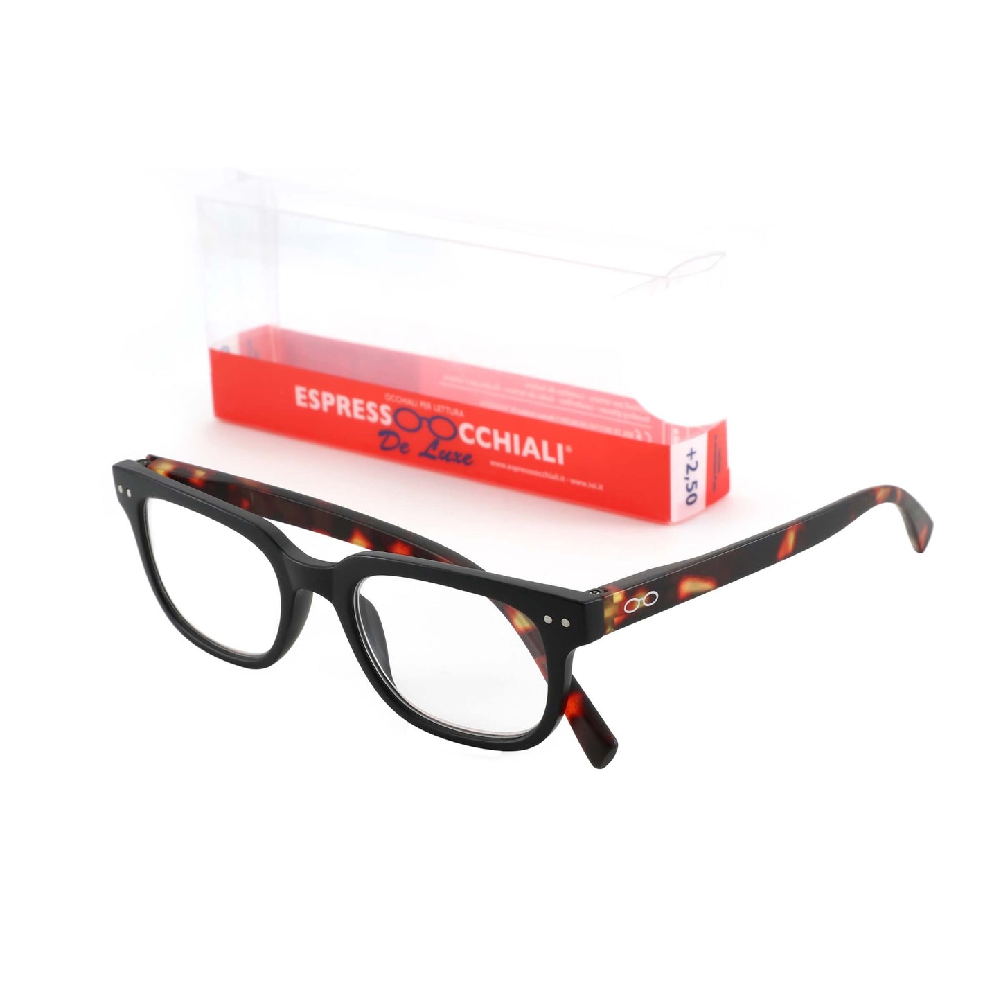 OCCHIALI DA LETTURA ROYAL 1.50 - NERO-TARTARUGA
