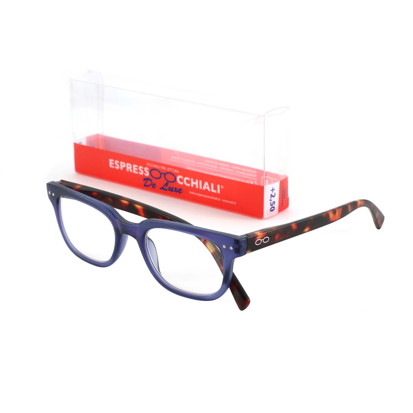 OCCHIALI DA LETTURA ROYAL 2.00 - BLU-TARTARUGA