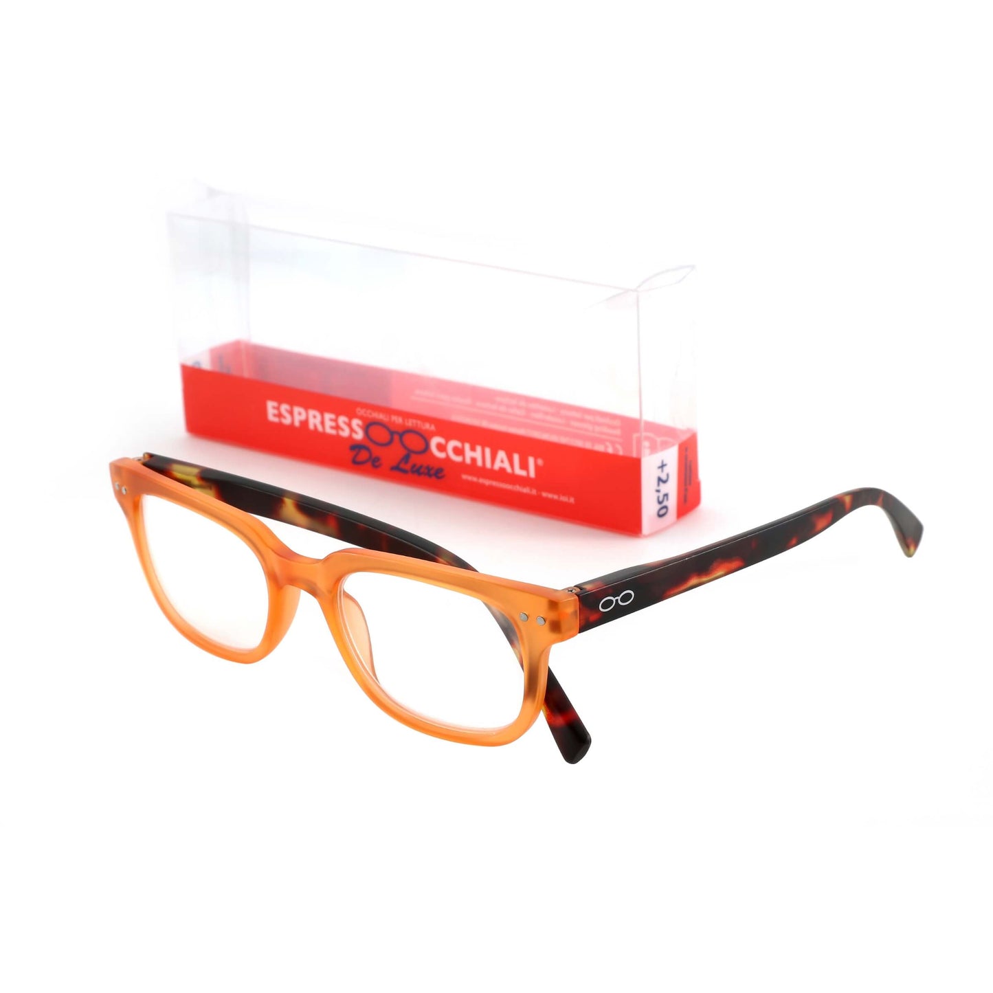 OCCHIALI DA LETTURA ROYAL 3.50 - ARANCIONE-TARTARUGA