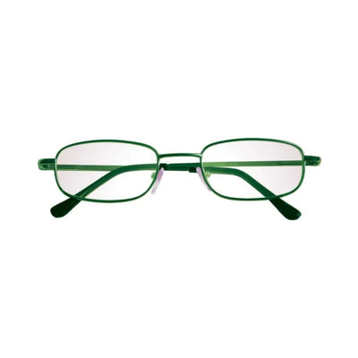 Occhiali da Lettura Classic 2 Verde +3.50 montatura metallo lenti asferiche