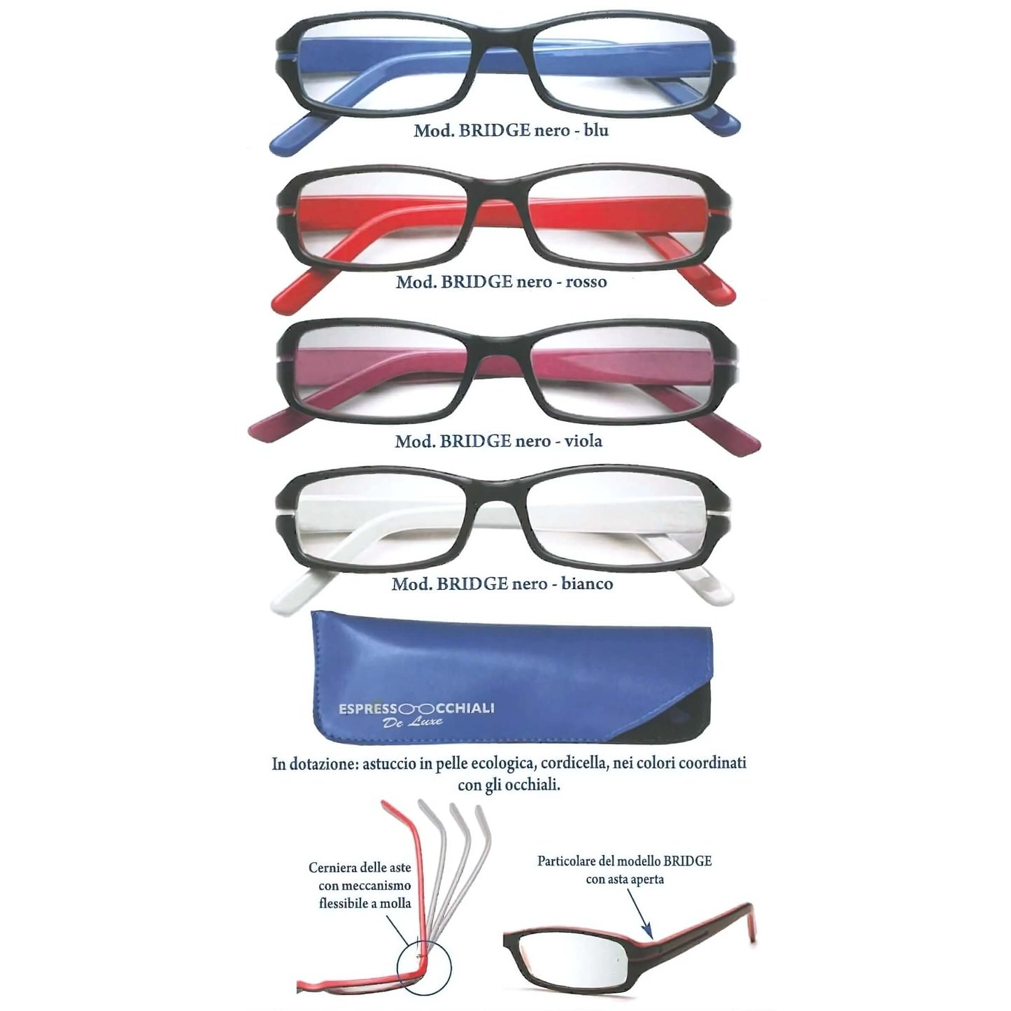 OCCHIALI DA LETTURA BRIDGE 1.50 - VIOLA
