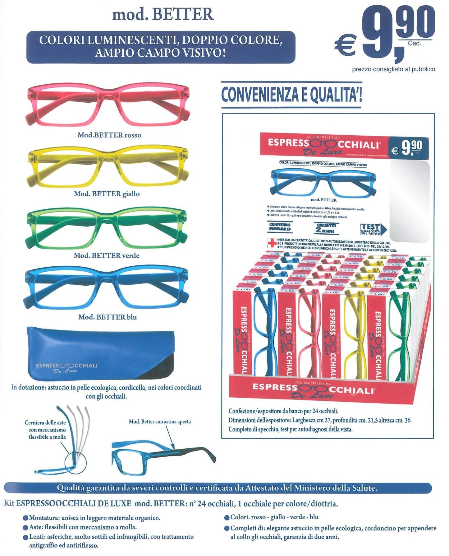 OCCHIALI DA LETTURA BETTER - 1.5  (4PZ)