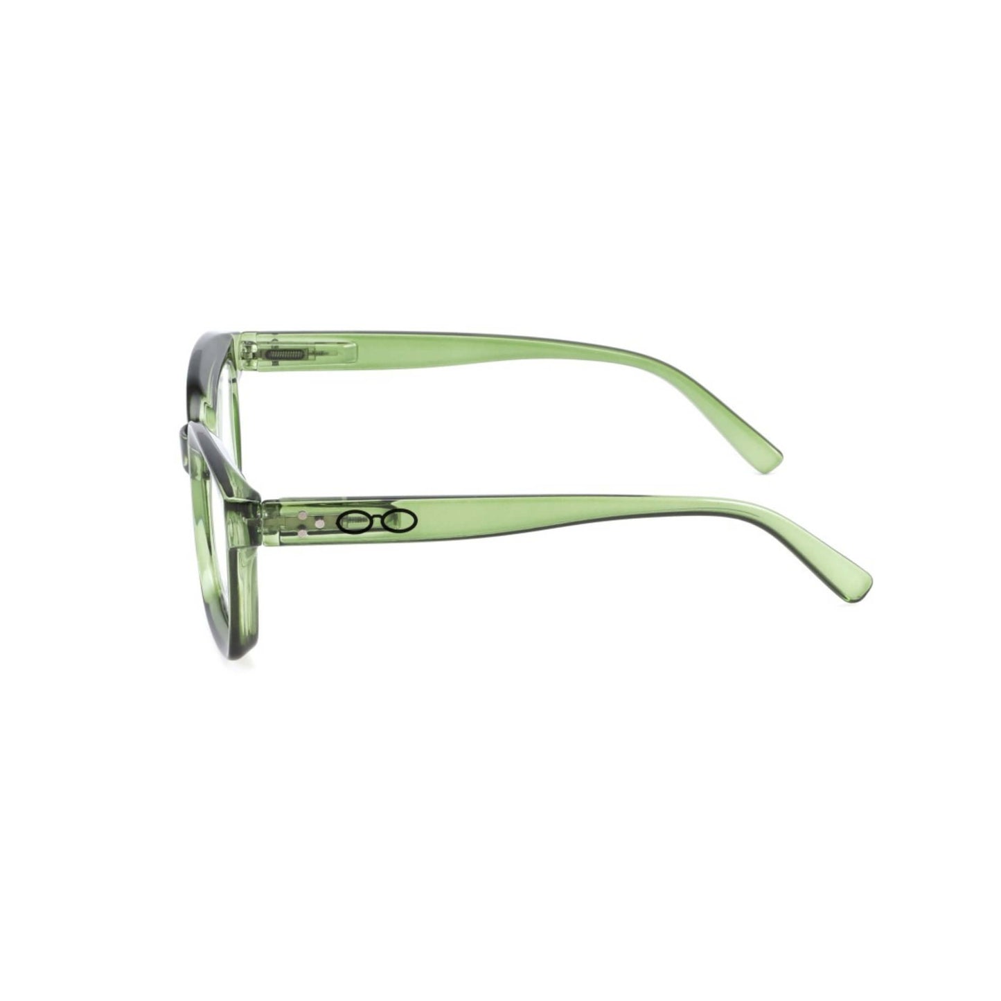 Occhiali da Lettura Brave 2.50 Verde dettaglio aste