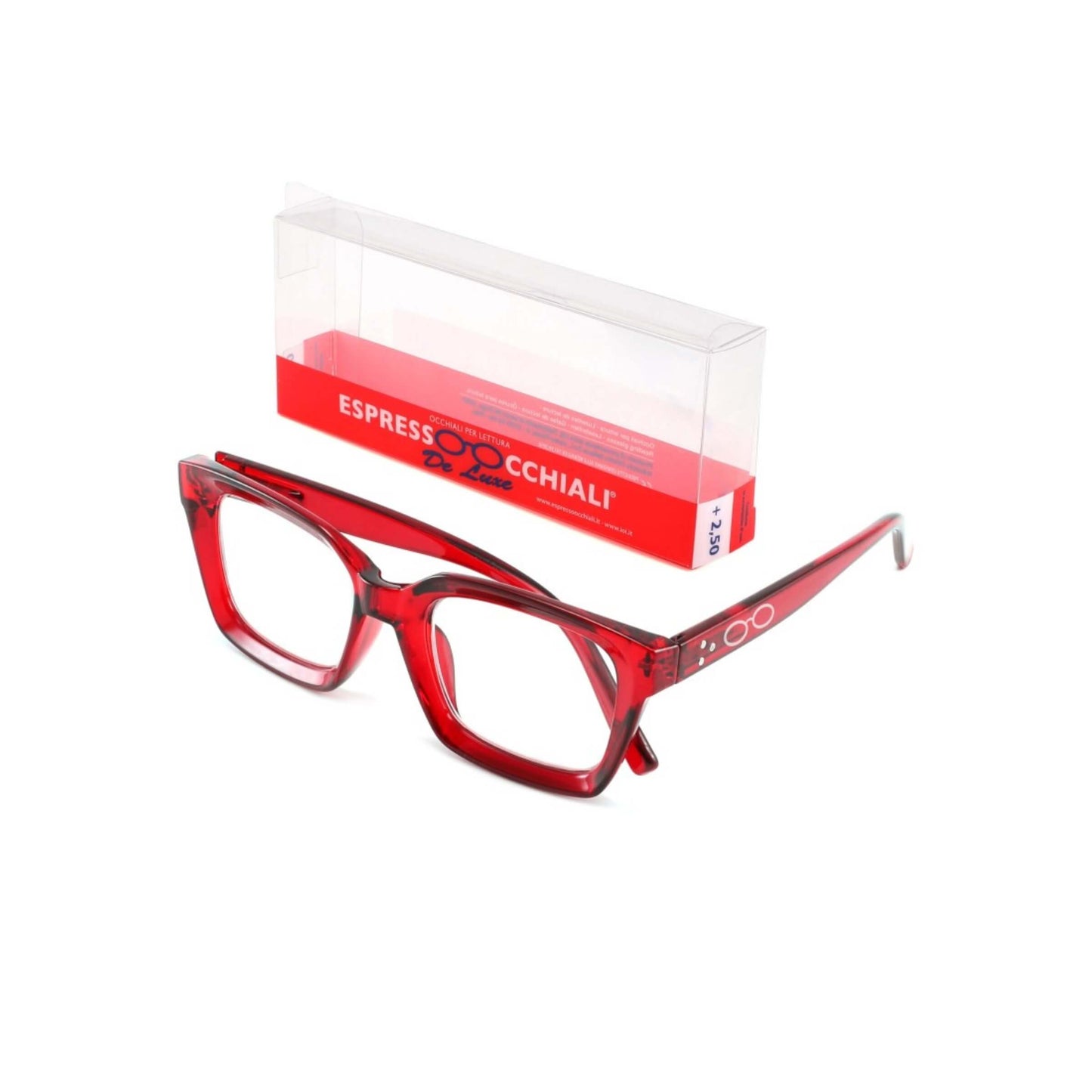 OCCHIALI DA LETTURA BRAVE 3.50 - ROSSO