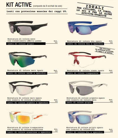 ESP. OCCHIALI DA SOLE EL CHARRO ACTIVE (8PZ)