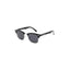 El Charro 2701 Miami mezza montatura nera e argento lenti grigie UV400