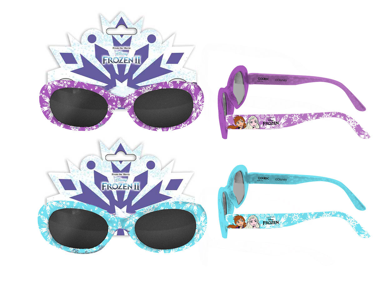 Occhiali da sole bambini Frozen II 28053 montatura ovale lenti scure Elsa Anna