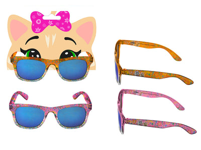 Occhiali da sole bambini 44 Gatti con lenti specchiate colorate