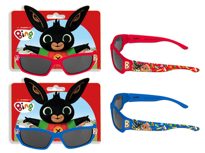 Occhiali da sole bambini Bing 28831 montatura sportiva rosso e blu