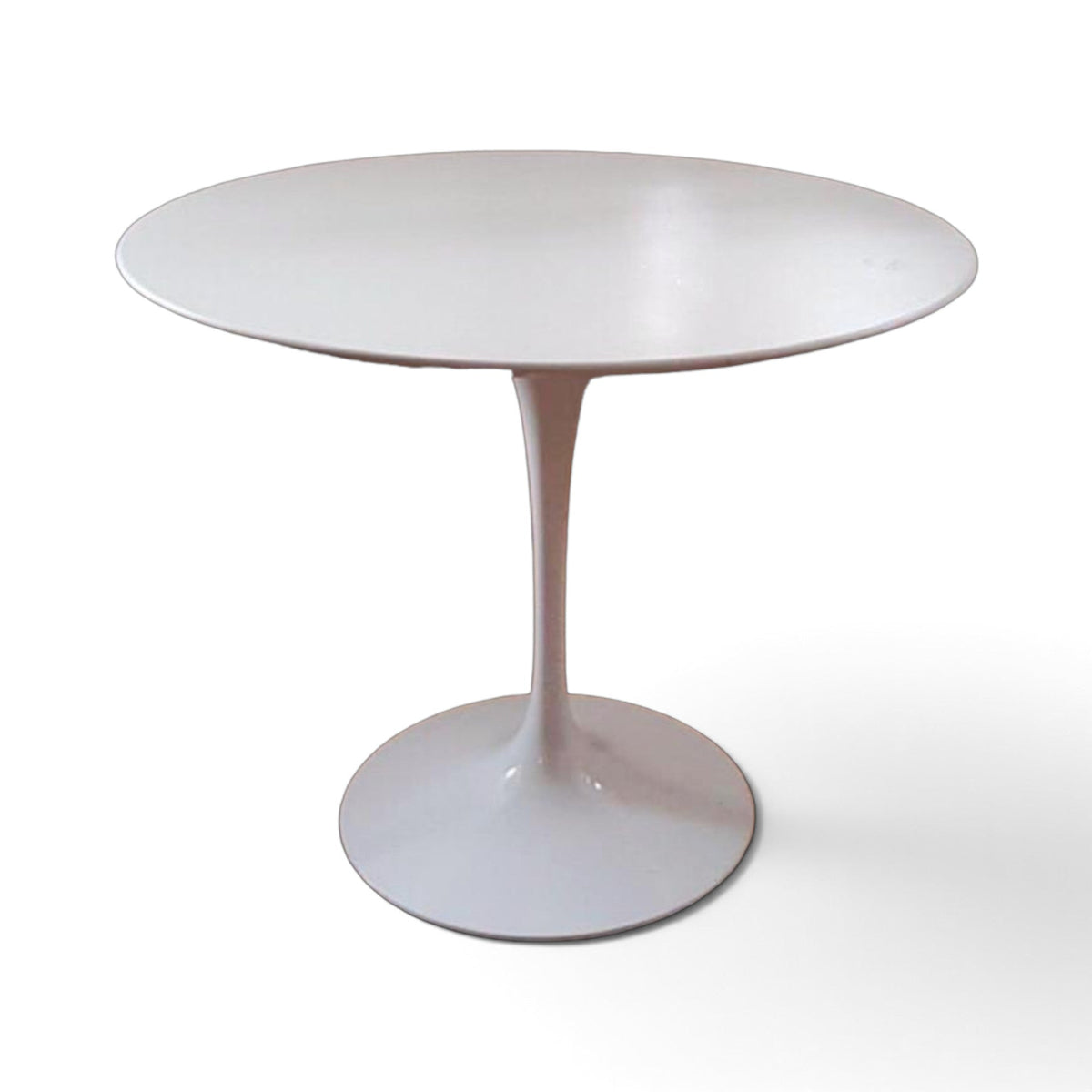 Powerlan Oslo Tavolo Rotondo in MDF con Base a Calice Ø 110 cm