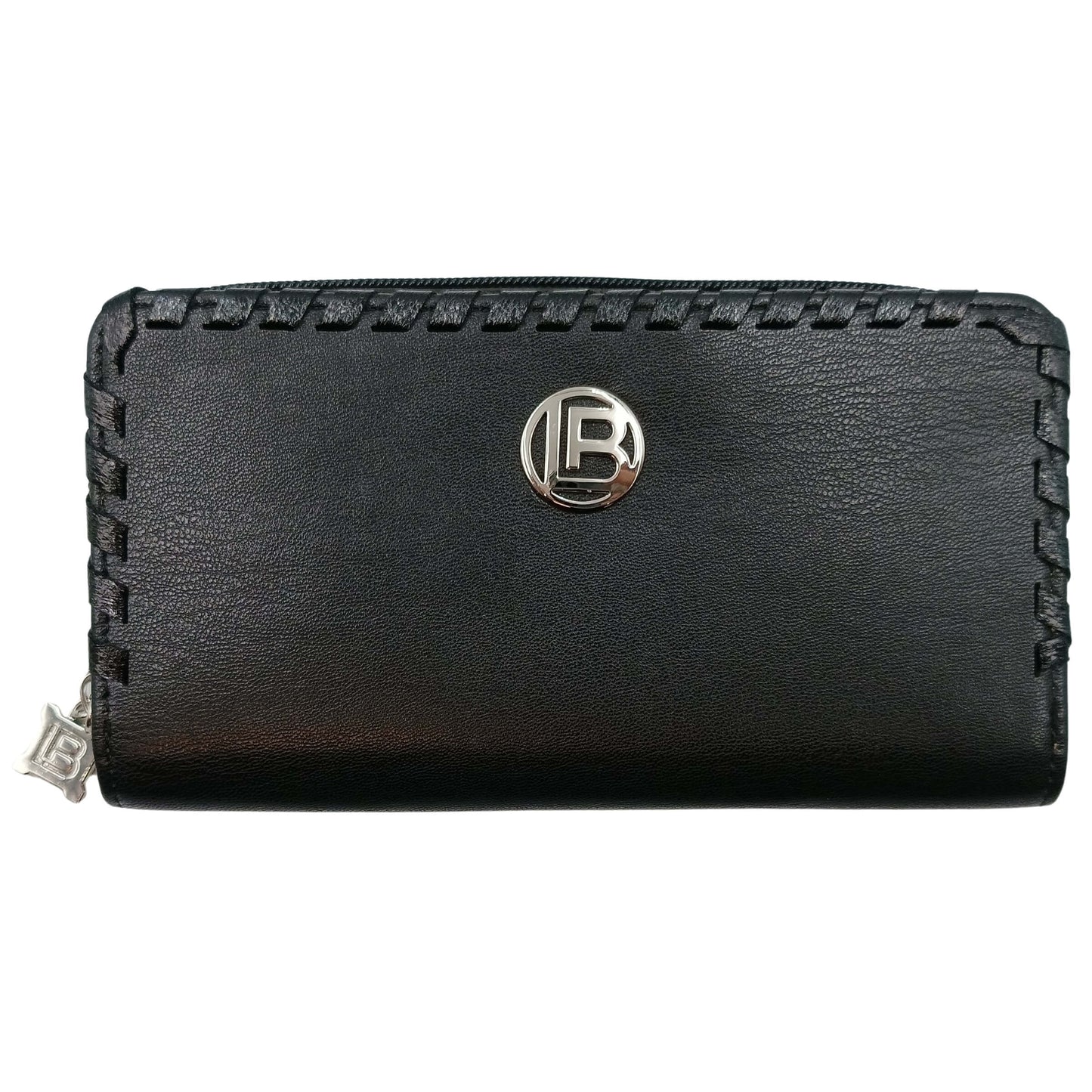 Portafoglio donna Biagiotti Warley similpelle nero struttura organizzata P00000D7