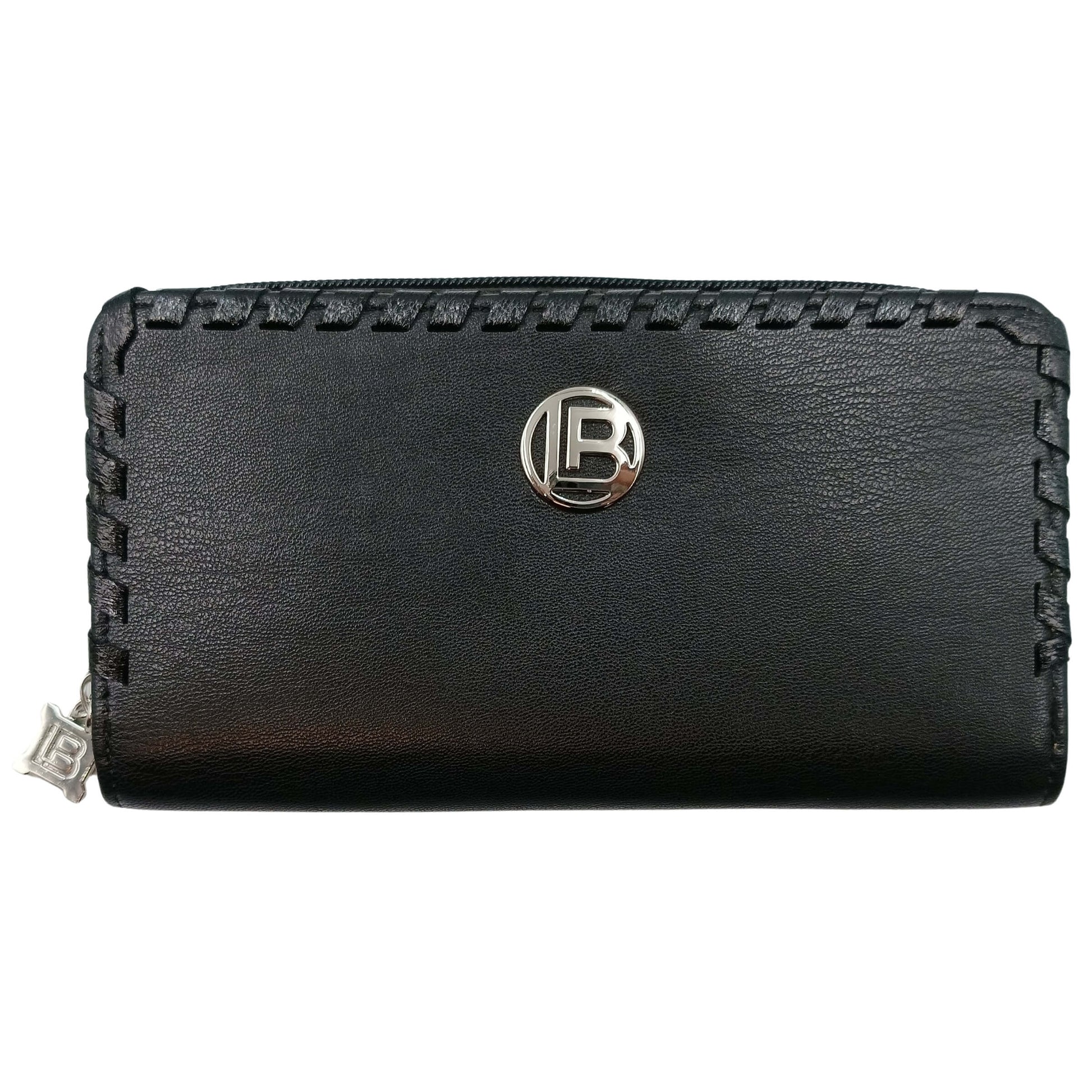 Portafoglio donna Biagiotti Warley similpelle nero struttura organizzata P00000D7