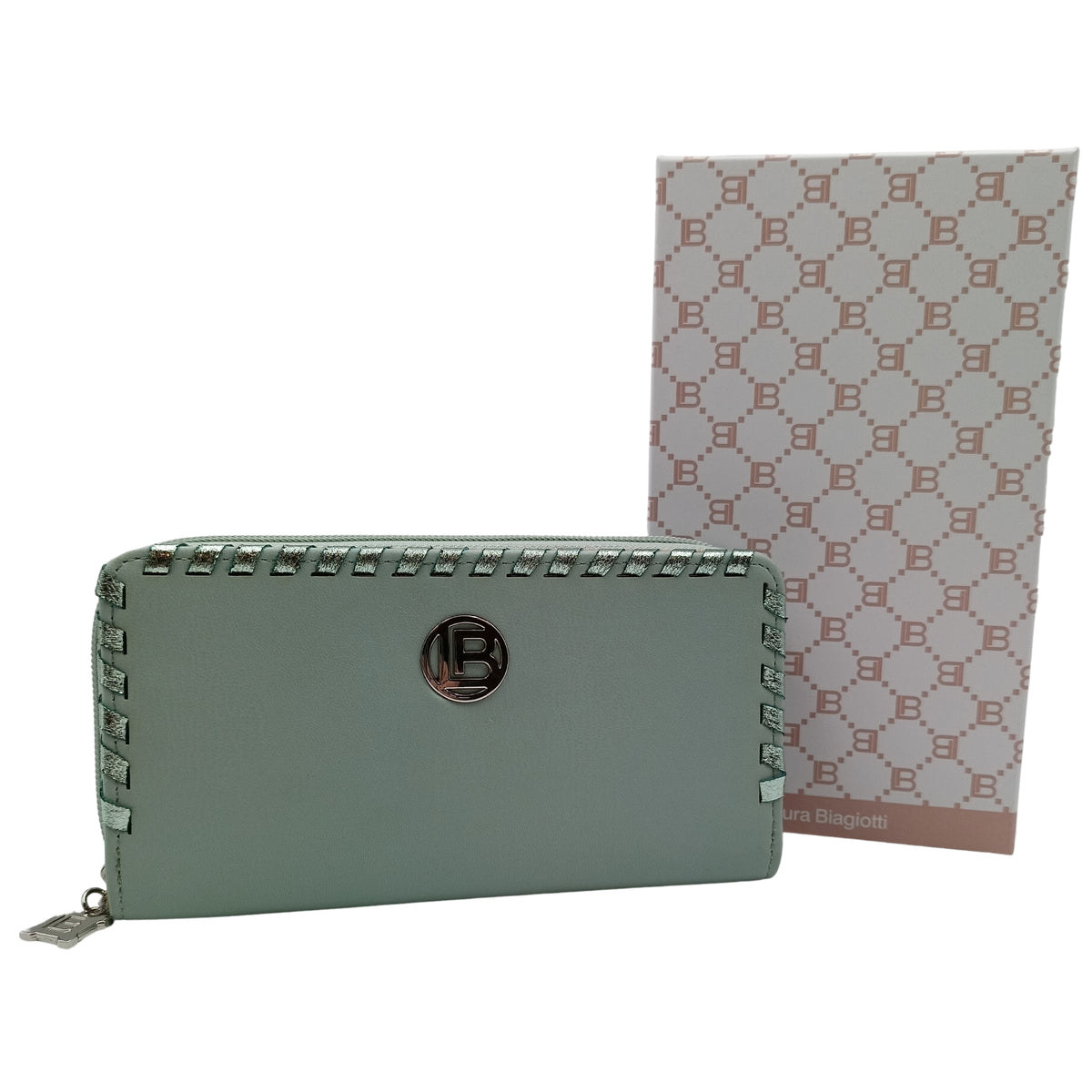 PORTAFOGLIO DA DONNA LAURA BIAGIOTTI WARLEY IN SIMILPELLE LB24S-510-67A ACQUA