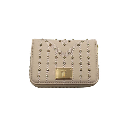 Portafoglio donna Lancetti Clash similpelle nude dettagli oro P00000E3