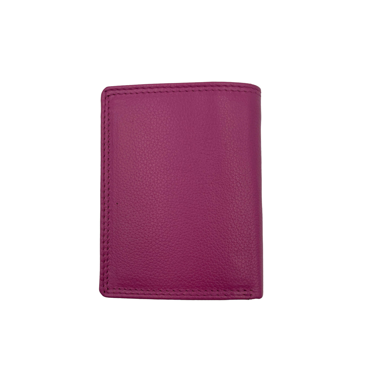 Naj Oleari Portafoglio in Vera Pelle Fucsia con Interno Multicolore - 1837/RW3 FU