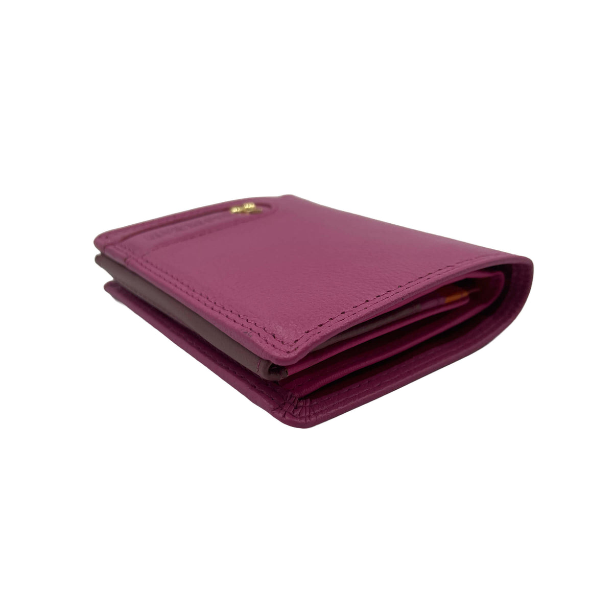 Naj Oleari Portafoglio in Vera Pelle Fucsia con Interno Multicolore - 1837/RW3 FU