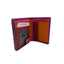 Naj Oleari Portafoglio in Vera Pelle Fucsia con Interno Multicolore - 1837/RW3 FU