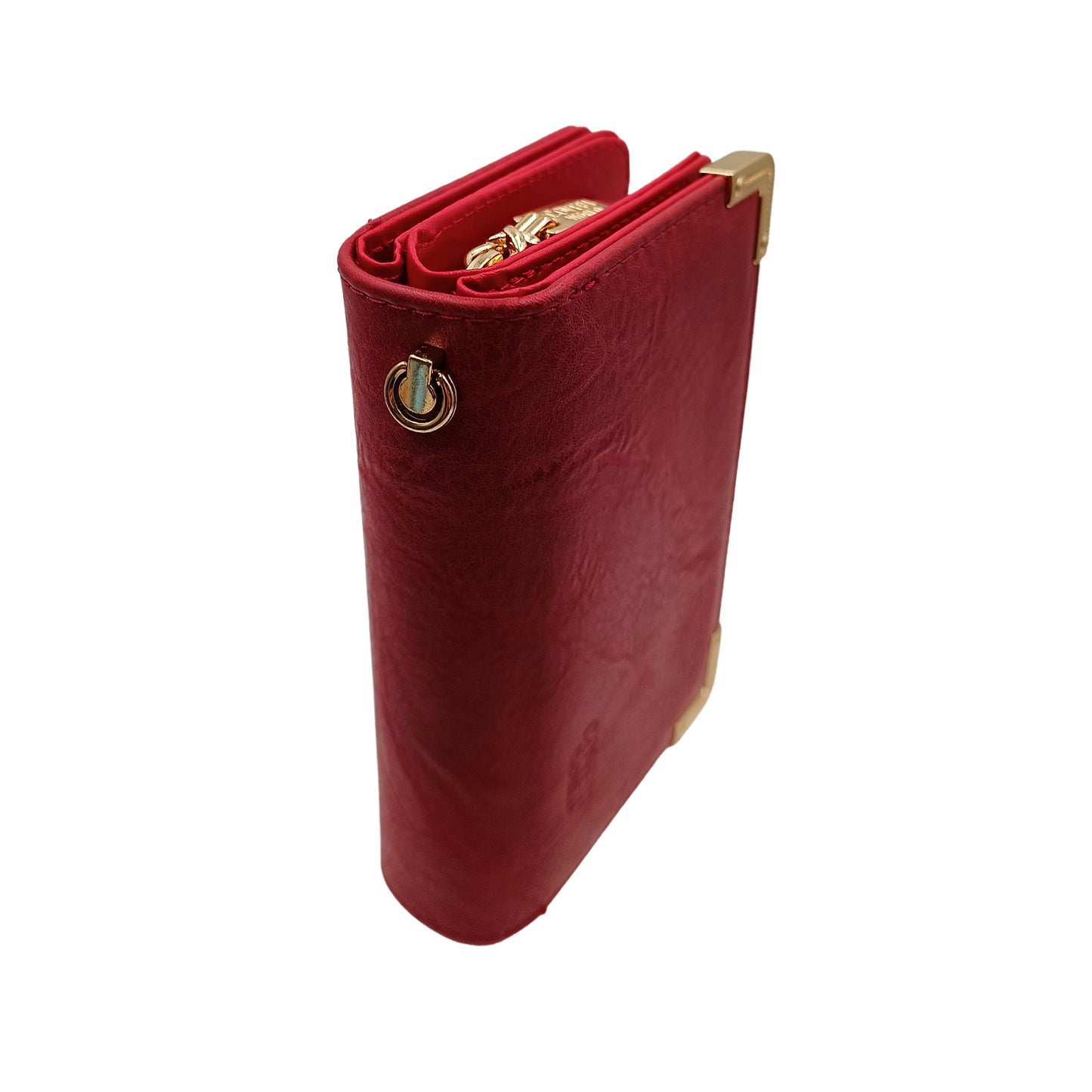 Portafoglio donna Coveri World rosso vista frontale P00000J