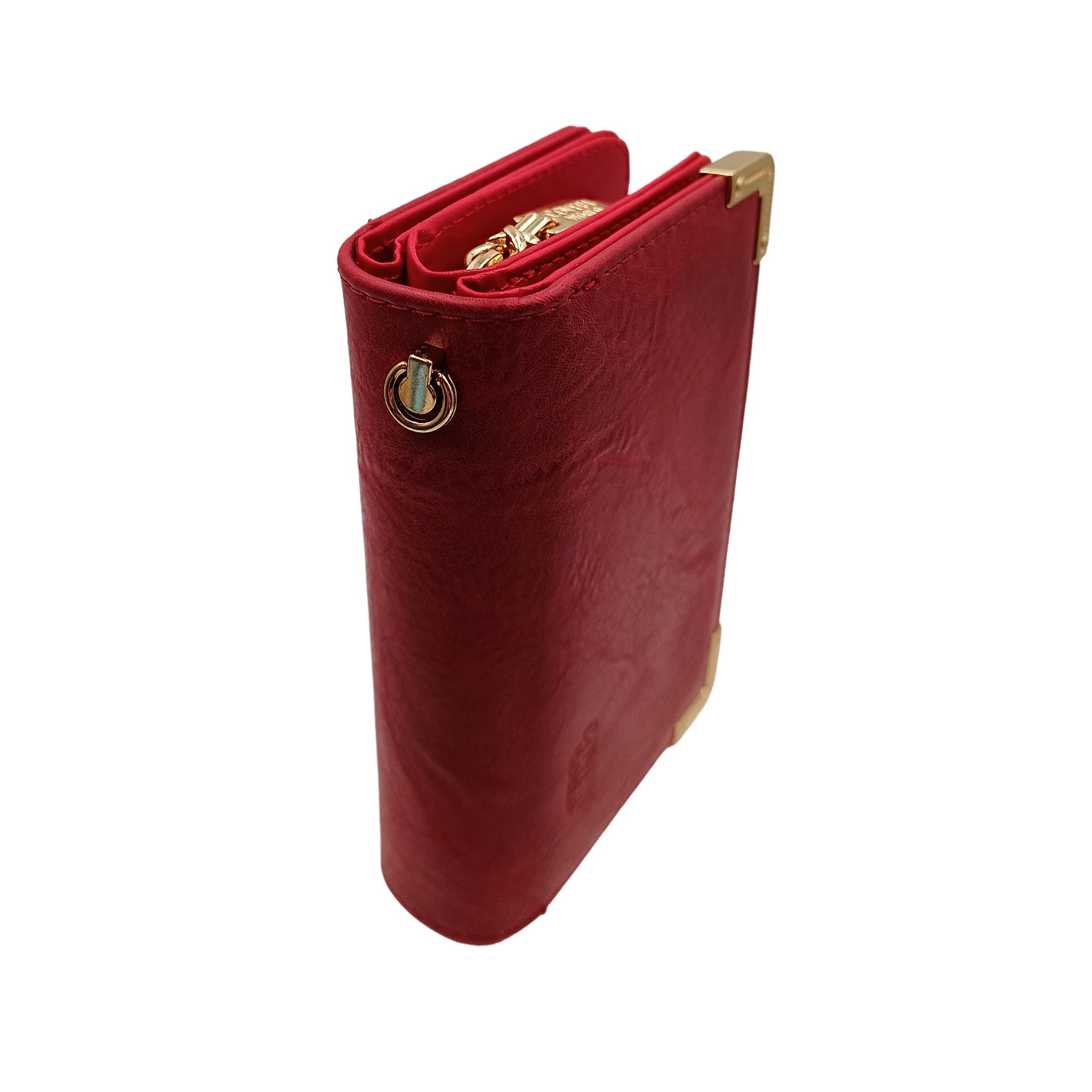 Portafoglio donna Coveri World rosso vista frontale P00000J