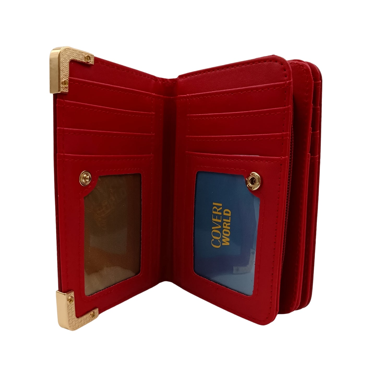 PORTAFOGLIO DA DONNA COVERI WORLD ROSSO SIMILPELLE CW27887
