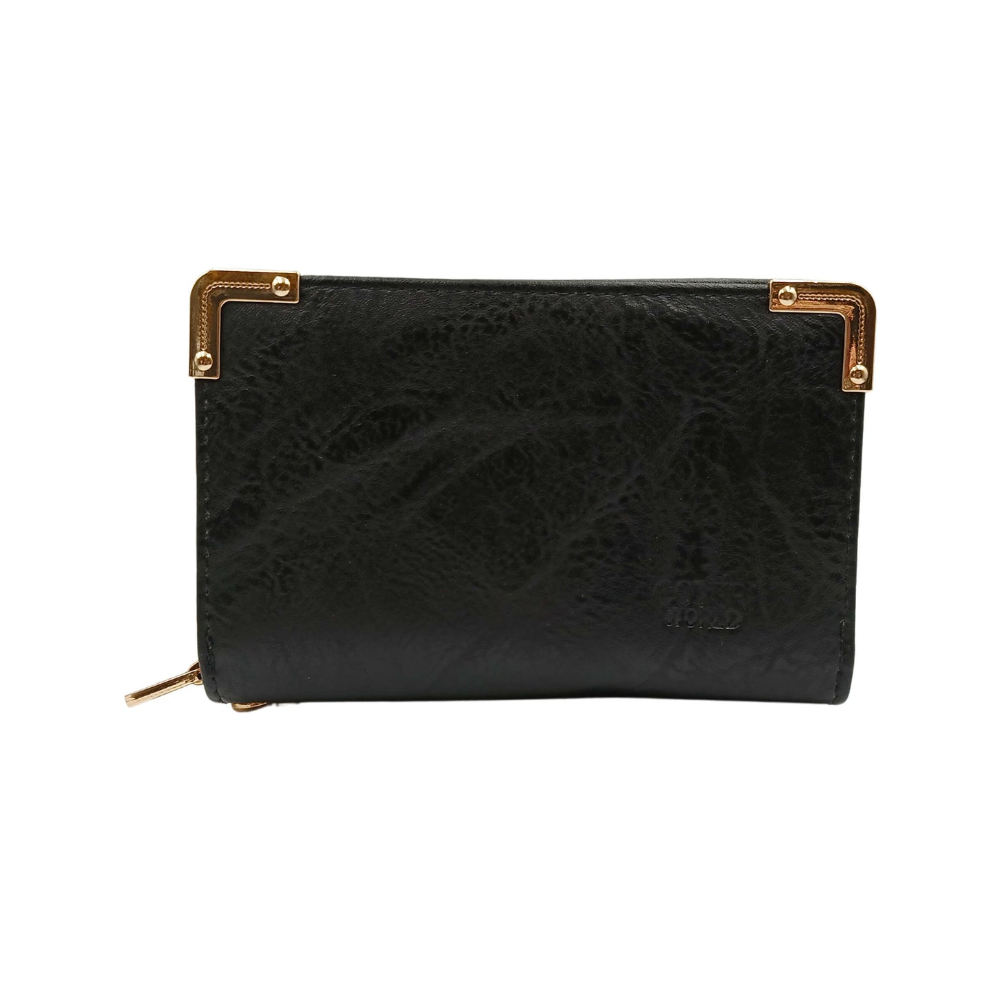 Portafoglio donna Coveri World similpelle nero slot carte P00000J2