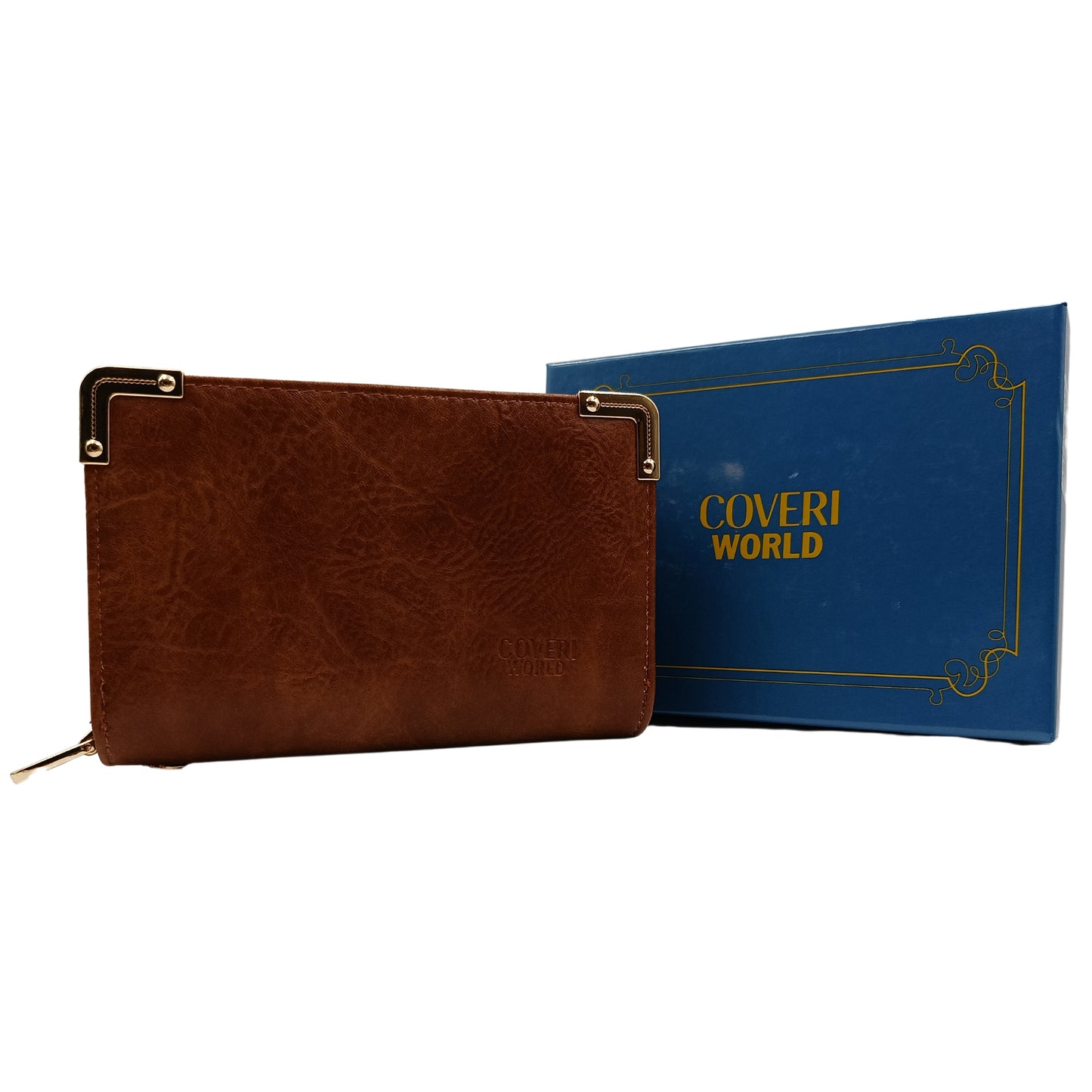 PORTAFOGLIO DA DONNA COVERI WORLD MARRONE SIMILPELLE CW27887