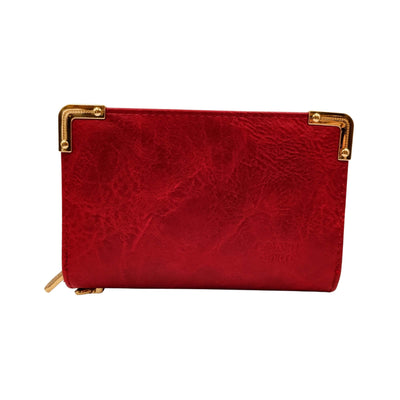 Portafoglio donna Coveri World similpelle rosso slot carte P00000J