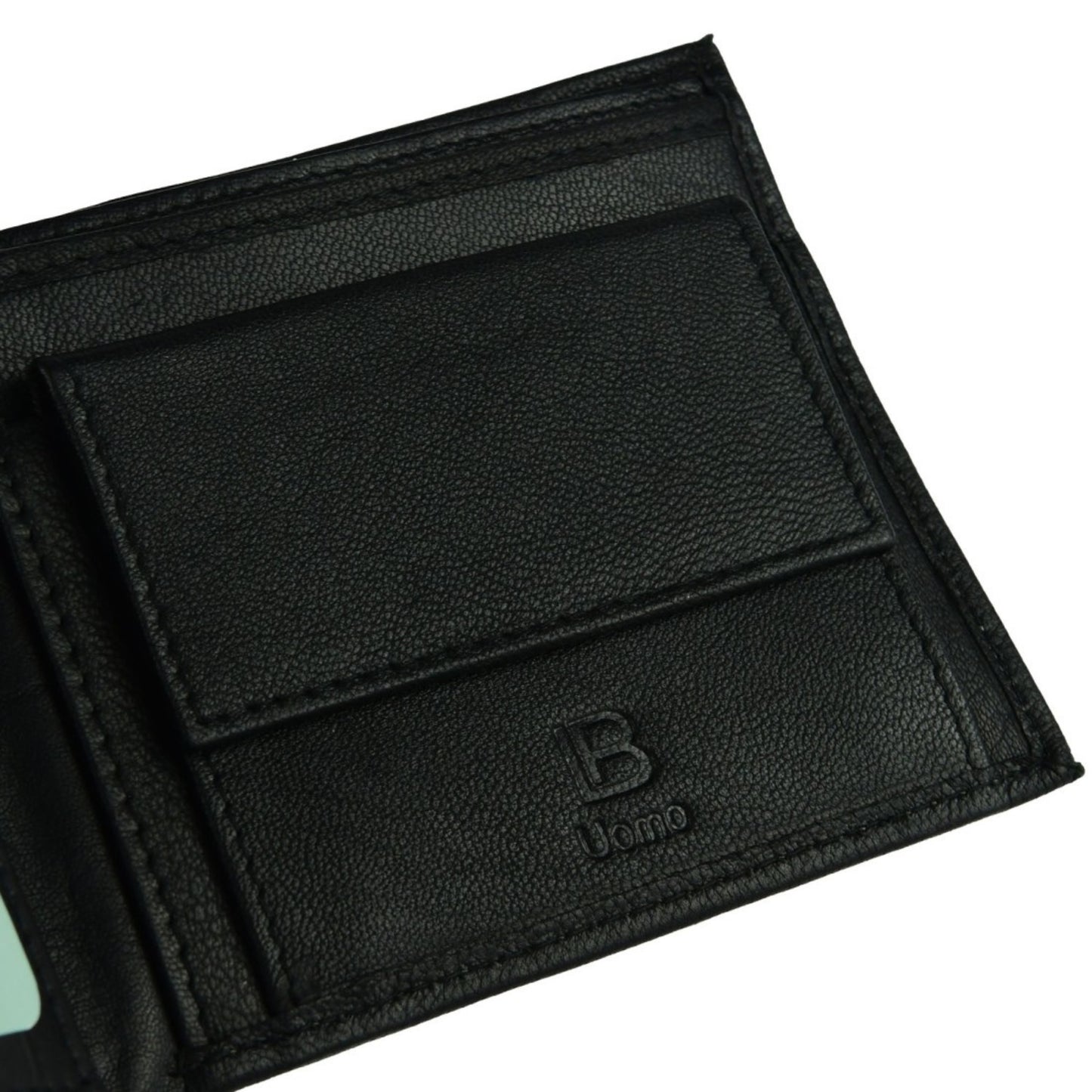 PORTAFOGLIO DA UOMO LAURA BIAGIOTTI NERO VERA PELLE DESIGN19