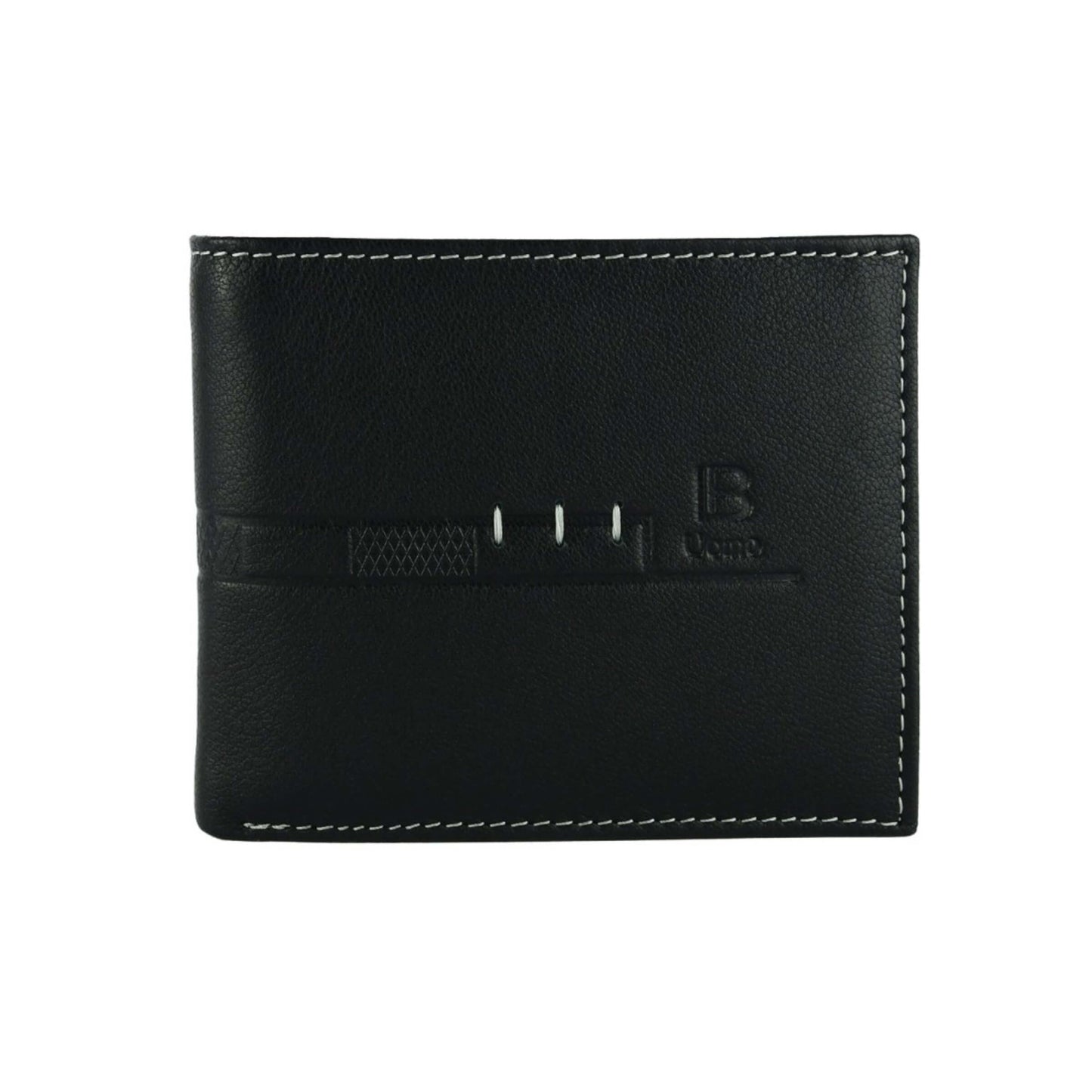 Portafoglio uomo Laura Biagiotti vera pelle nera design classico P02057K