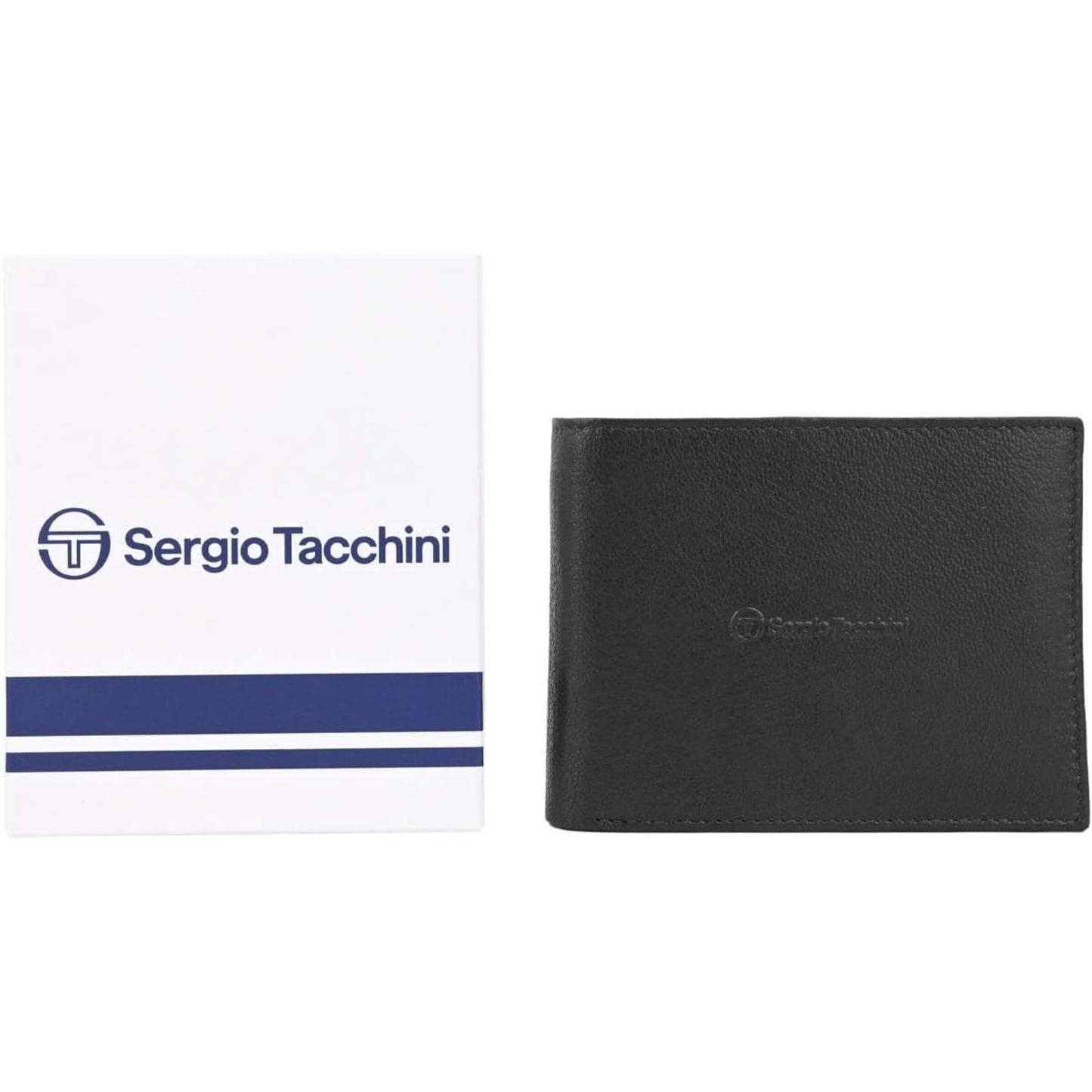 PORTAFOGLIO DA UOMO SERGIO TACCHINI NERO IN VERA PELLE - K50116P029NER