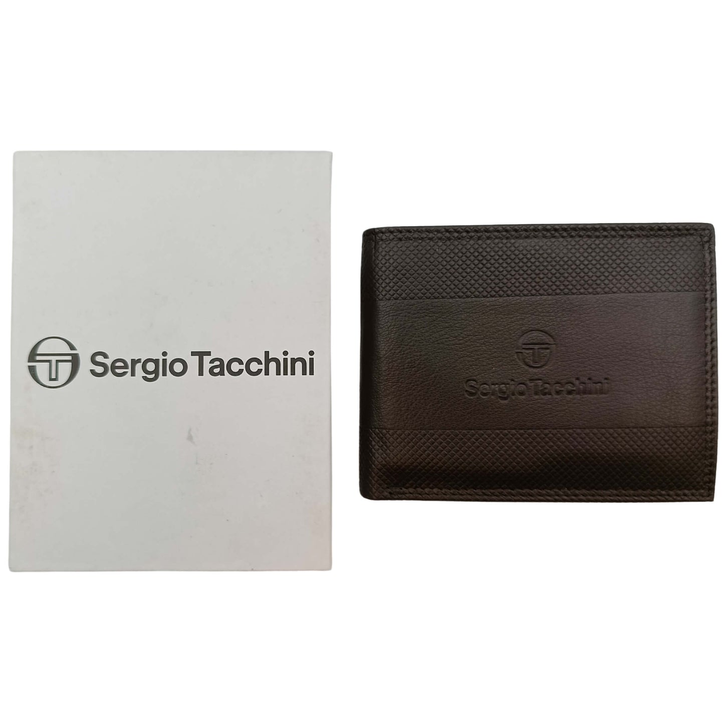 PORTAFOGLIO DA UOMO SERGIO TACCHINI TESTA DI MORO IN VERA PELLE CON GOFFRATURA LATERALE - K50085P029TM