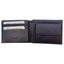 Portafoglio Tacchini blu navy aperto scomparti interni P02061M