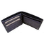 Portafoglio Tacchini blu navy vera pelle dettaglio P02061M